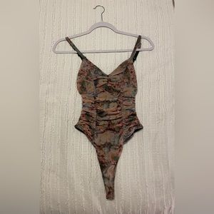 Urban Outfitters Out From Under Floral Bodysuit